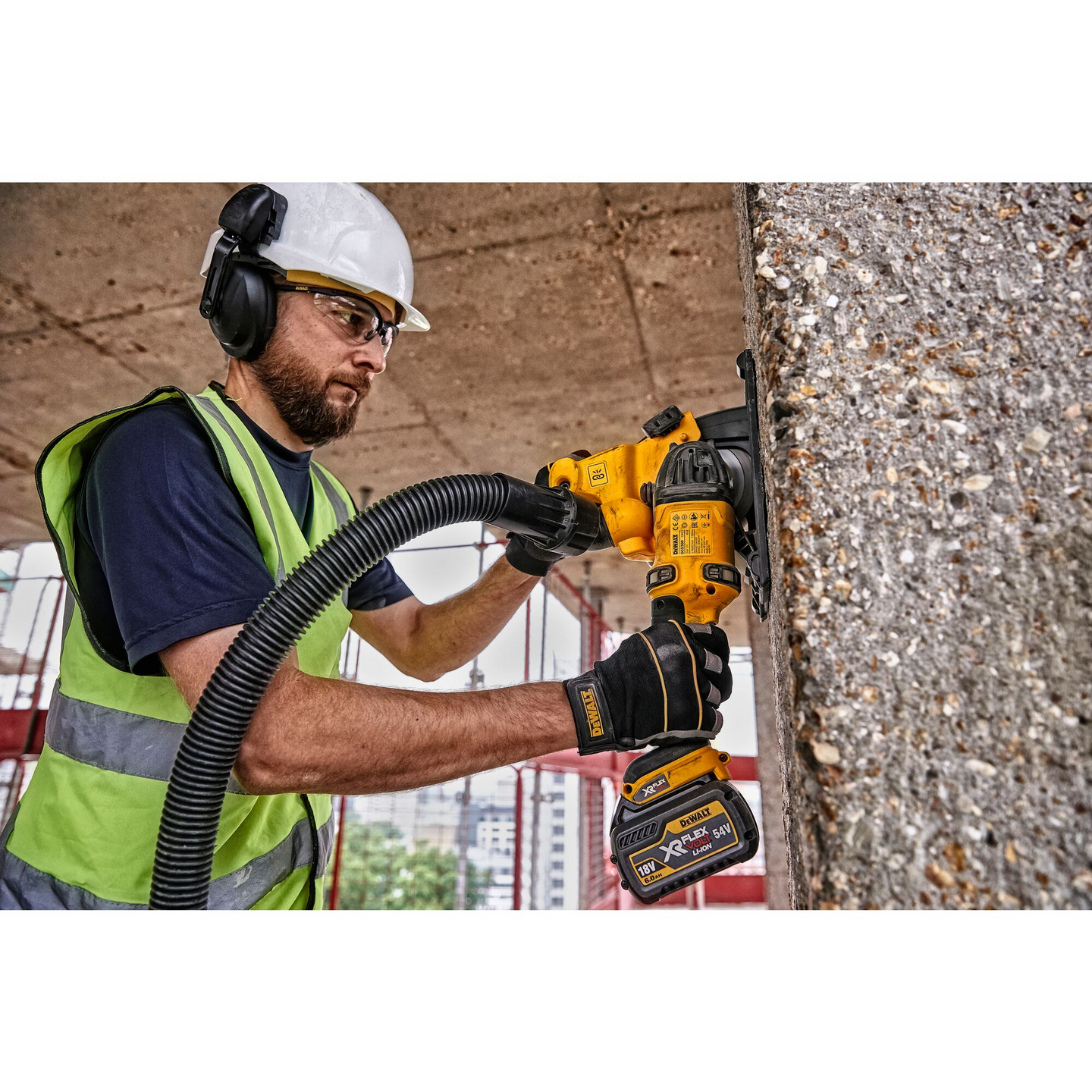 Akkuseinäurajyrsin DeWalt DCG200T2