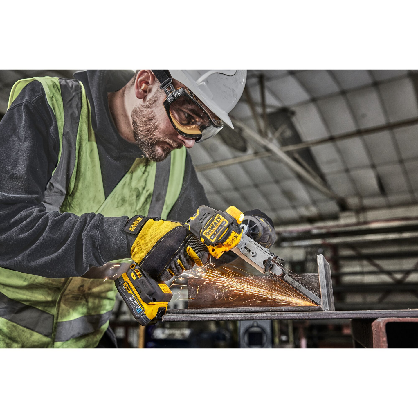 Akkunauhahiomakone DeWalt DCM200E2T 2X1,7AH 18V XR