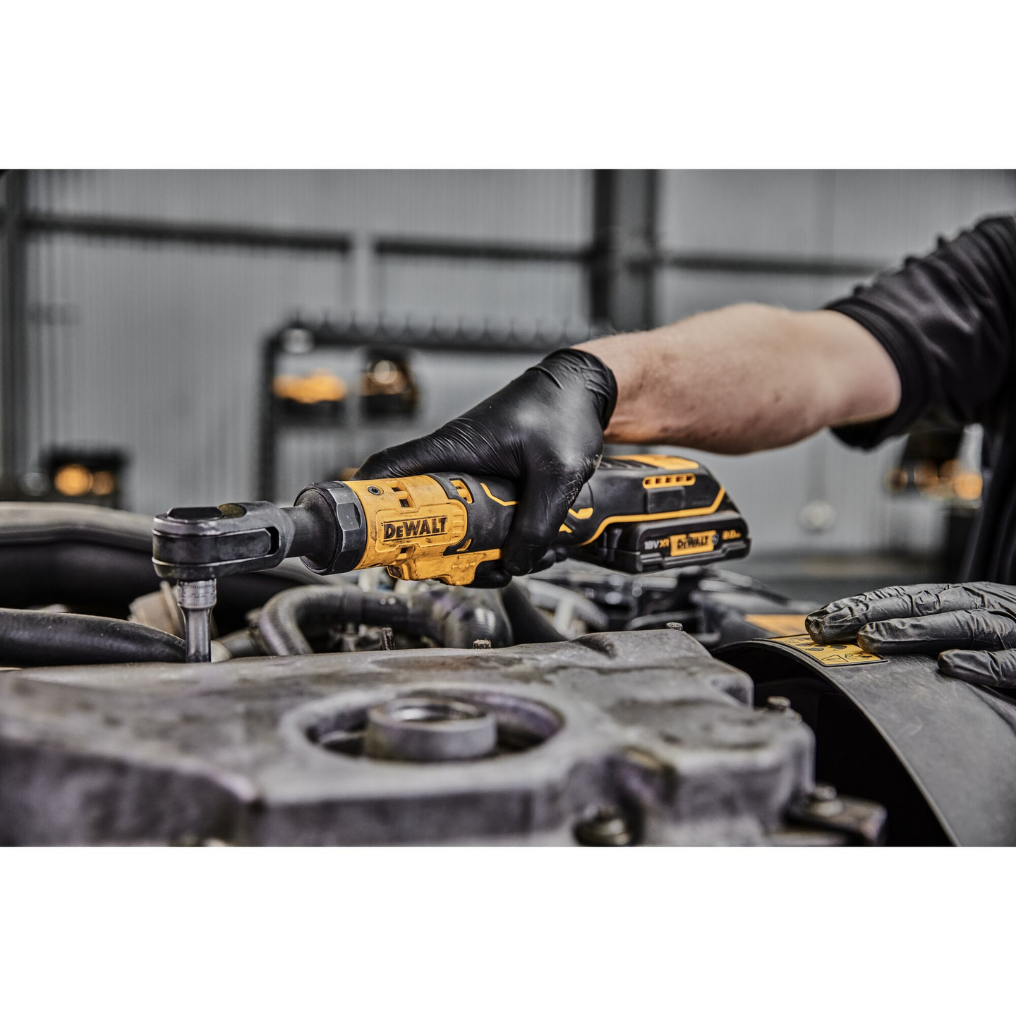 Akkuräikkäväännin DeWalt DCF513N 18V XR 3/8" runko