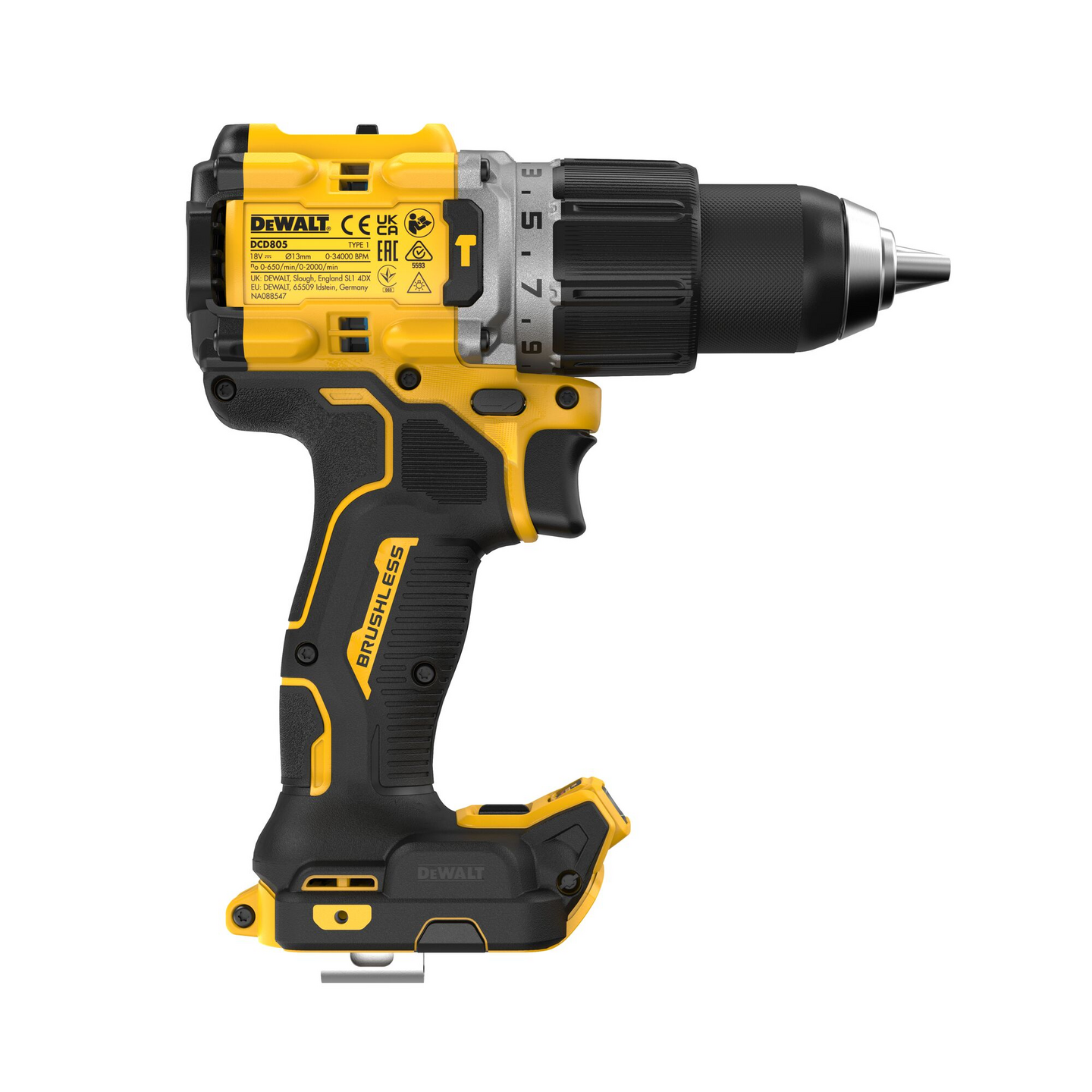 Akkuiskuporakone DeWalt DCD805NT 18V XR TSTAK runko