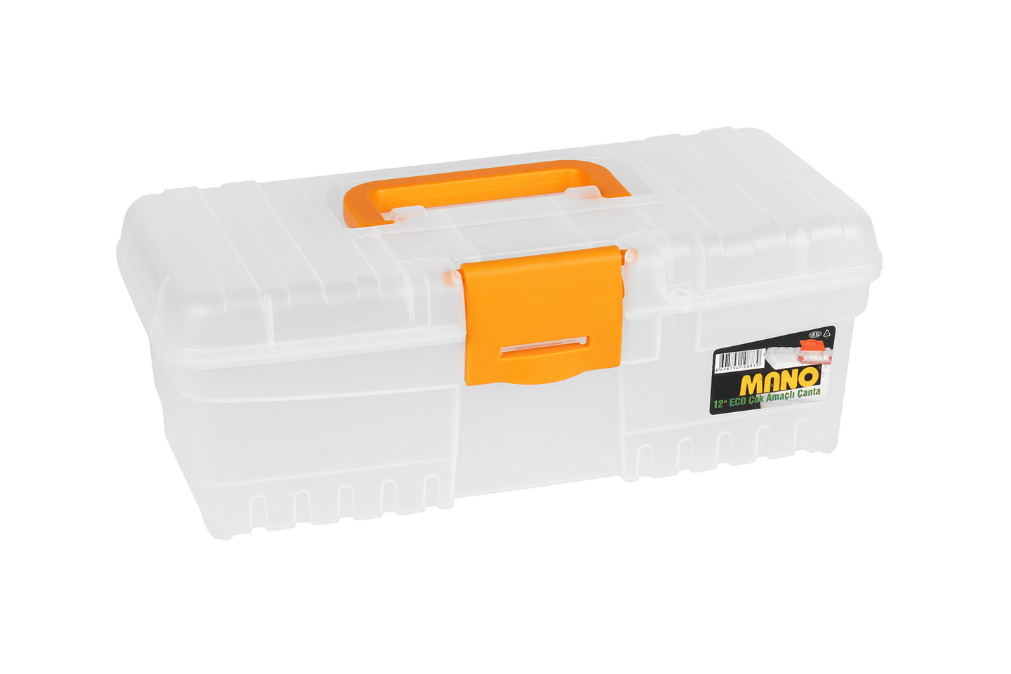 Työkalupakki Mano 12" Eco läpinäkyvä