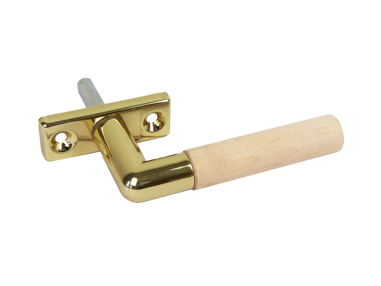 Saunan ikkunapainike Pisla messingöity/puu