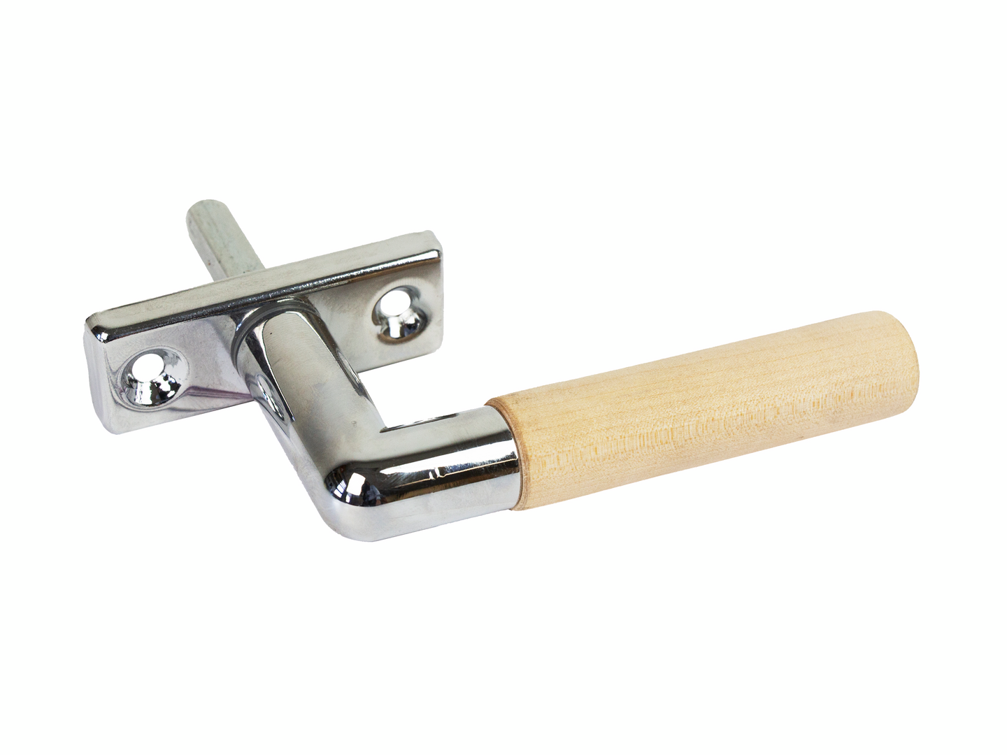 Saunan ikkunapainike Pisla kromi/puu