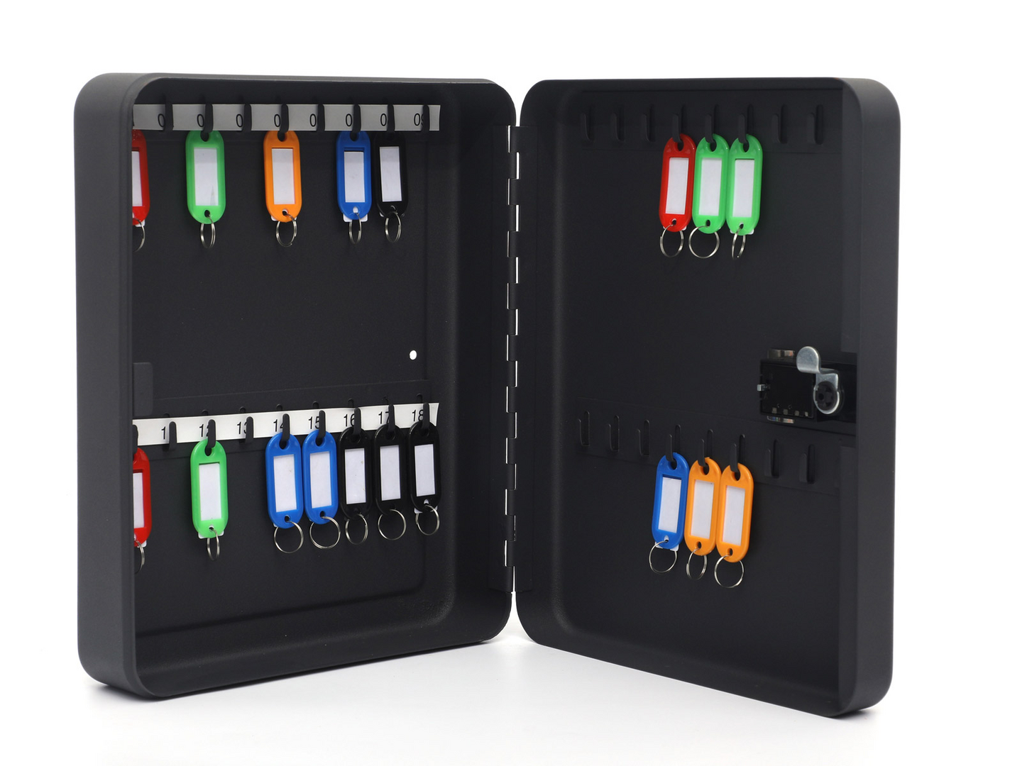 Avainkaappi Pisla numerokoodilukolla musta