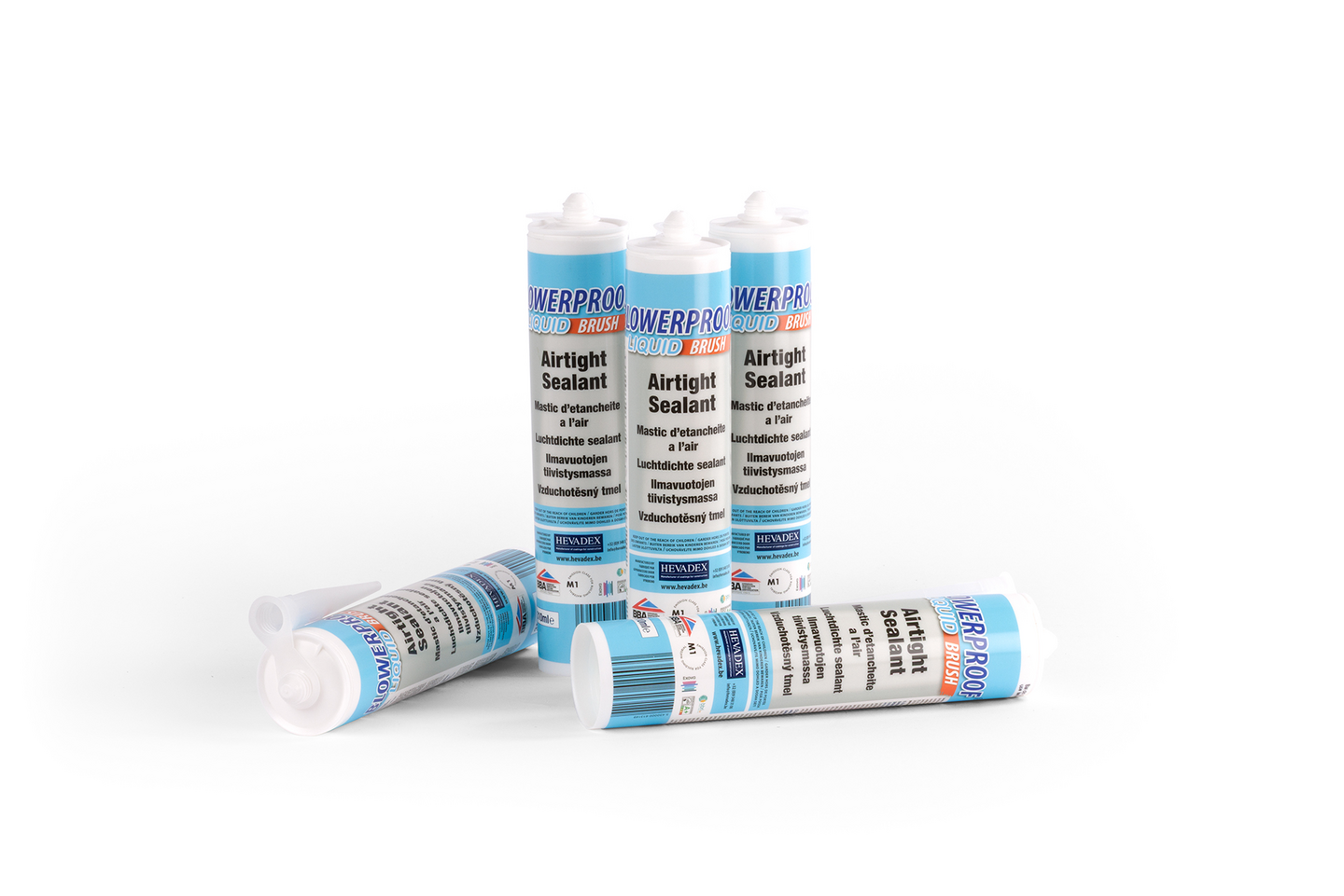 Tiivistyspinnoite BLOWERPROOF® LIQUID BRUSH siveltävä valkoinen 310ml