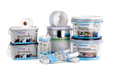 Tiivistyspinnoite BLOWERPROOF® LIQUID BRUSH siveltävä valkoinen 310ml