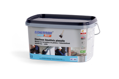 Tiivistyspinnoite BLOWERPROOF® LIQUID BRUSH siveltävä sininen 5kg