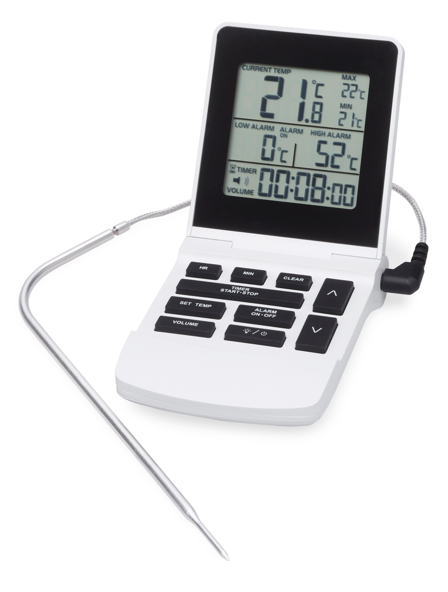 Paistolämpömittari 363 ajastimella