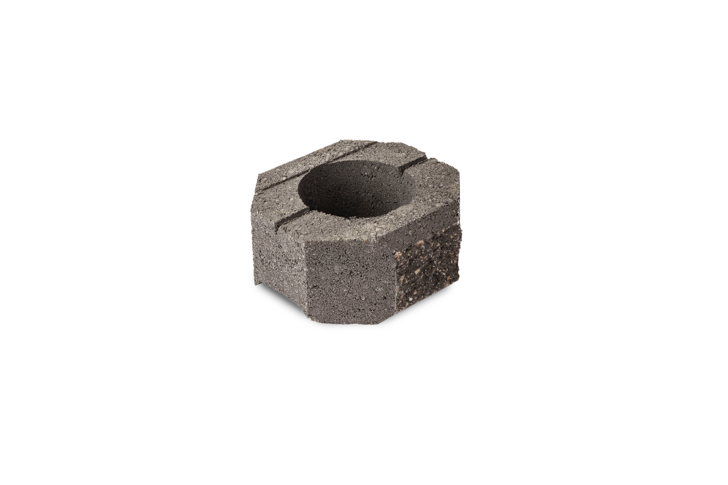 Vallikivi päätykivi HB 215x215x100mm musta 60kpl/lava 340kg/lava