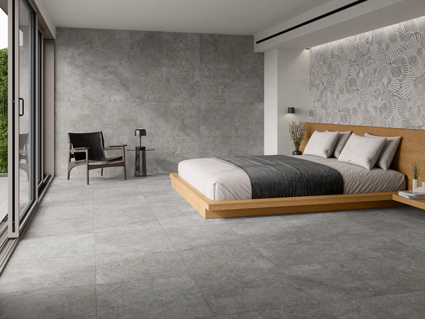 Lattialaatta Cello Portland 60x60 tummanharmaa R10B RT 1,42m²