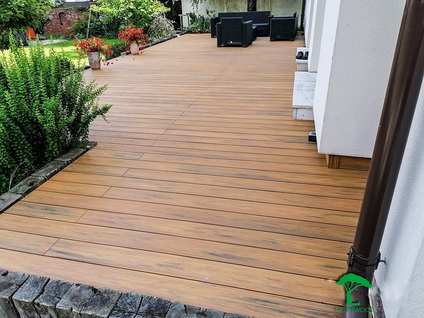 Komposiittiterassilauta Cello 22x140x3850 Midnight Sun 2-puoleinen G3/GA