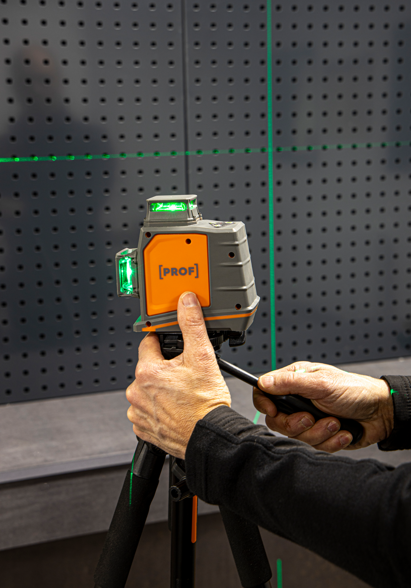 LINJELASER PROF 3/360G GRÖN