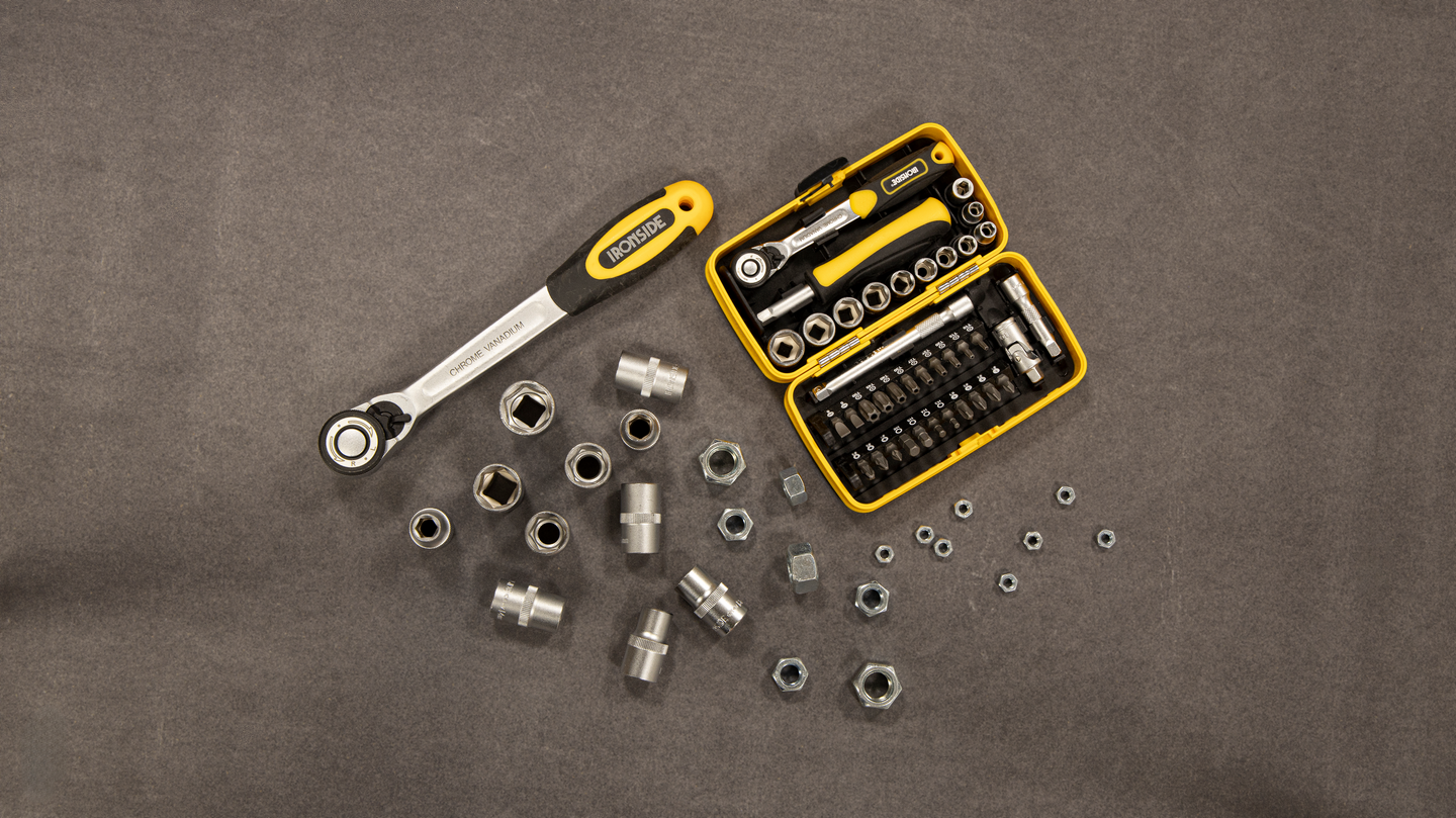 BITS OCH HYLSSATS 38 DELAR