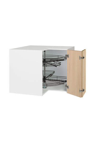 Alakulmakaappi Cello Keittiö 90x90cm lankakarusellilla