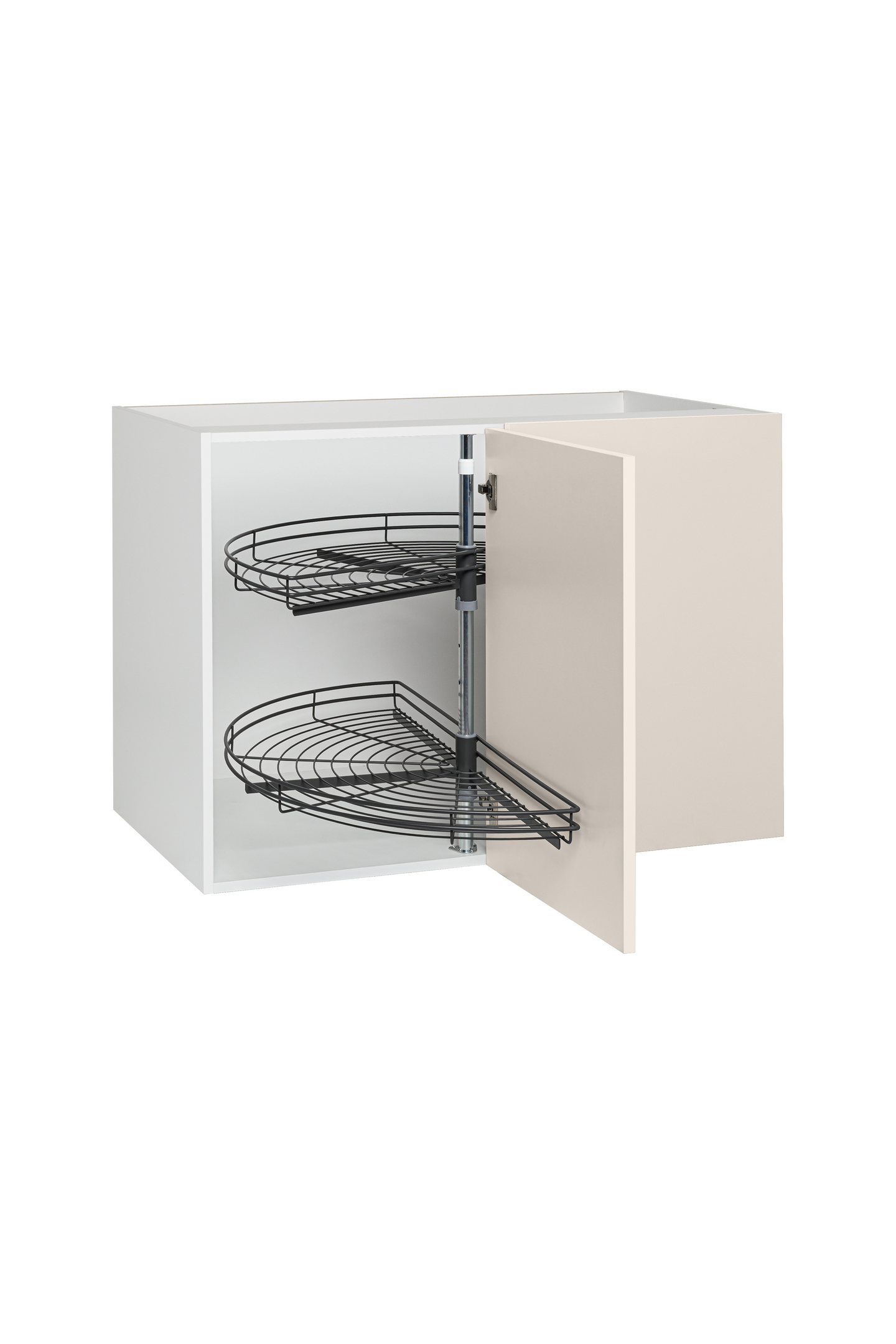 Piilokulmakaappi Cello Keittiö 100cm lankakarusellilla ja oikeakätisellä ovella