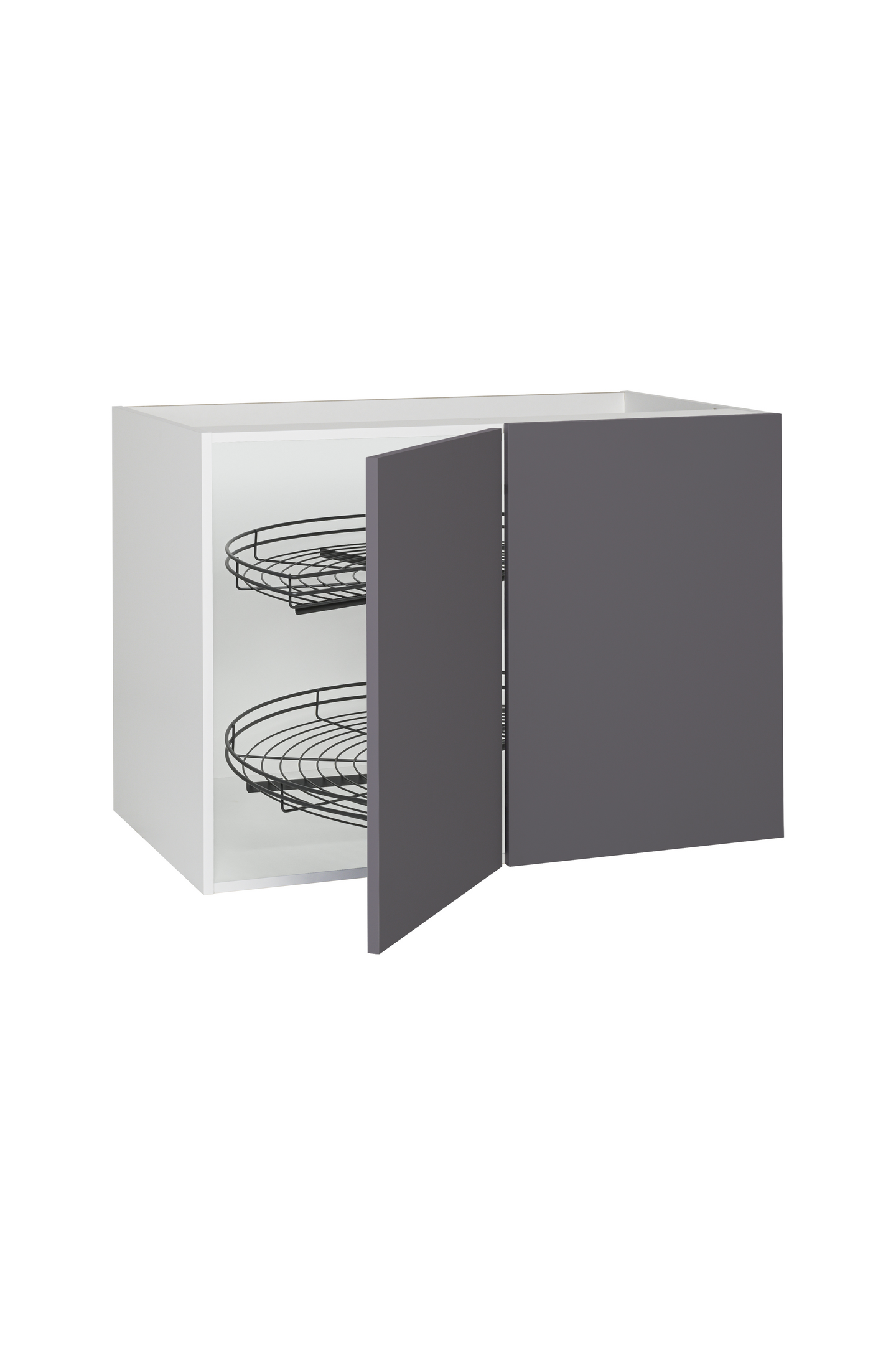 Piilokulmakaappi Cello Keittiö 100cm lankakarusellilla ja oikeakätisellä ovella