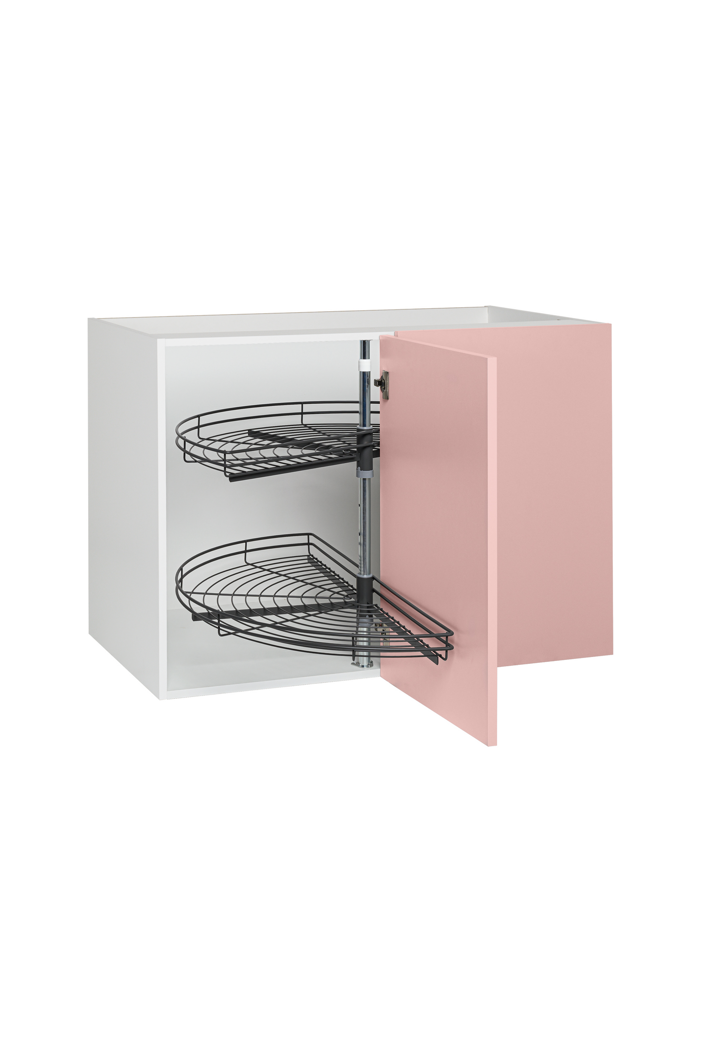 Piilokulmakaappi Cello Keittiö 100cm lankakarusellilla ja oikeakätisellä ovella