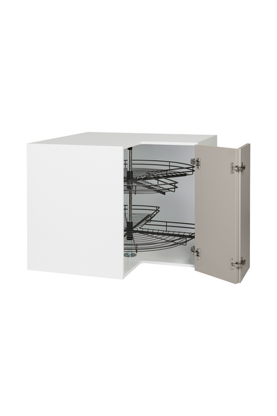 Alakulmakaappi Cello Keittiö 90x90cm lankakarusellilla