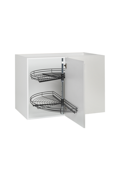 Piilokulmakaappi Cello Keittiö 100cm lankakarusellilla ja oikeakätisellä ovella