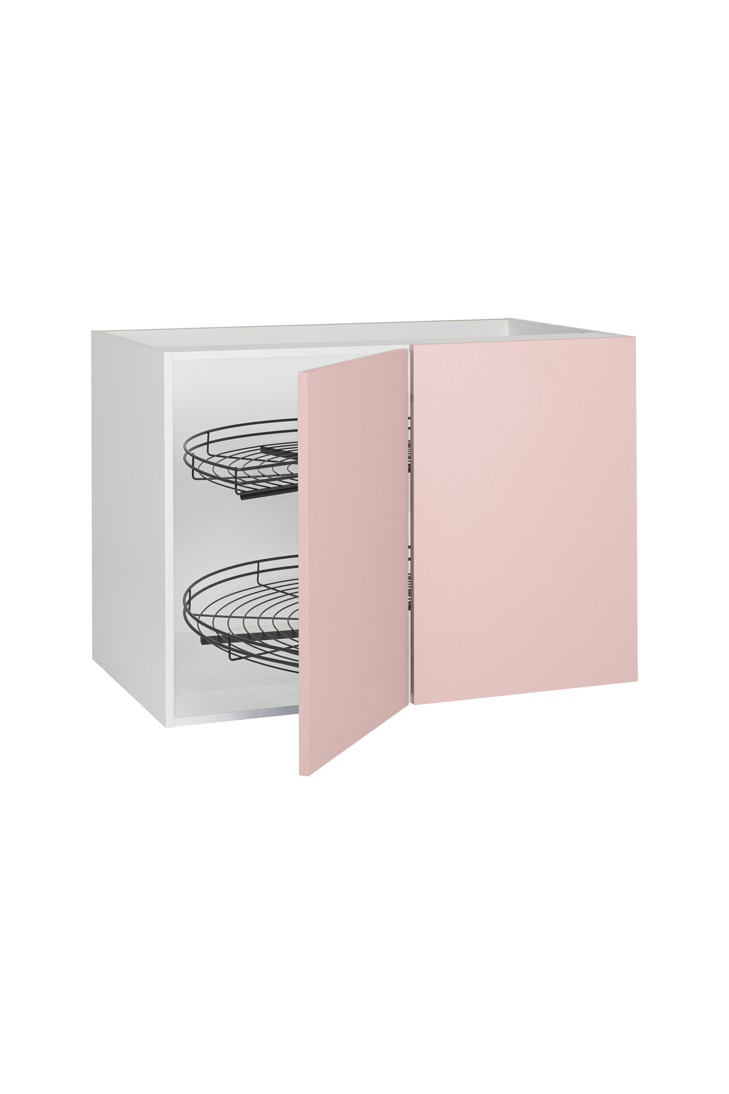 Piilokulmakaappi Cello Keittiö 100cm lankakarusellilla ja oikeakätisellä ovella