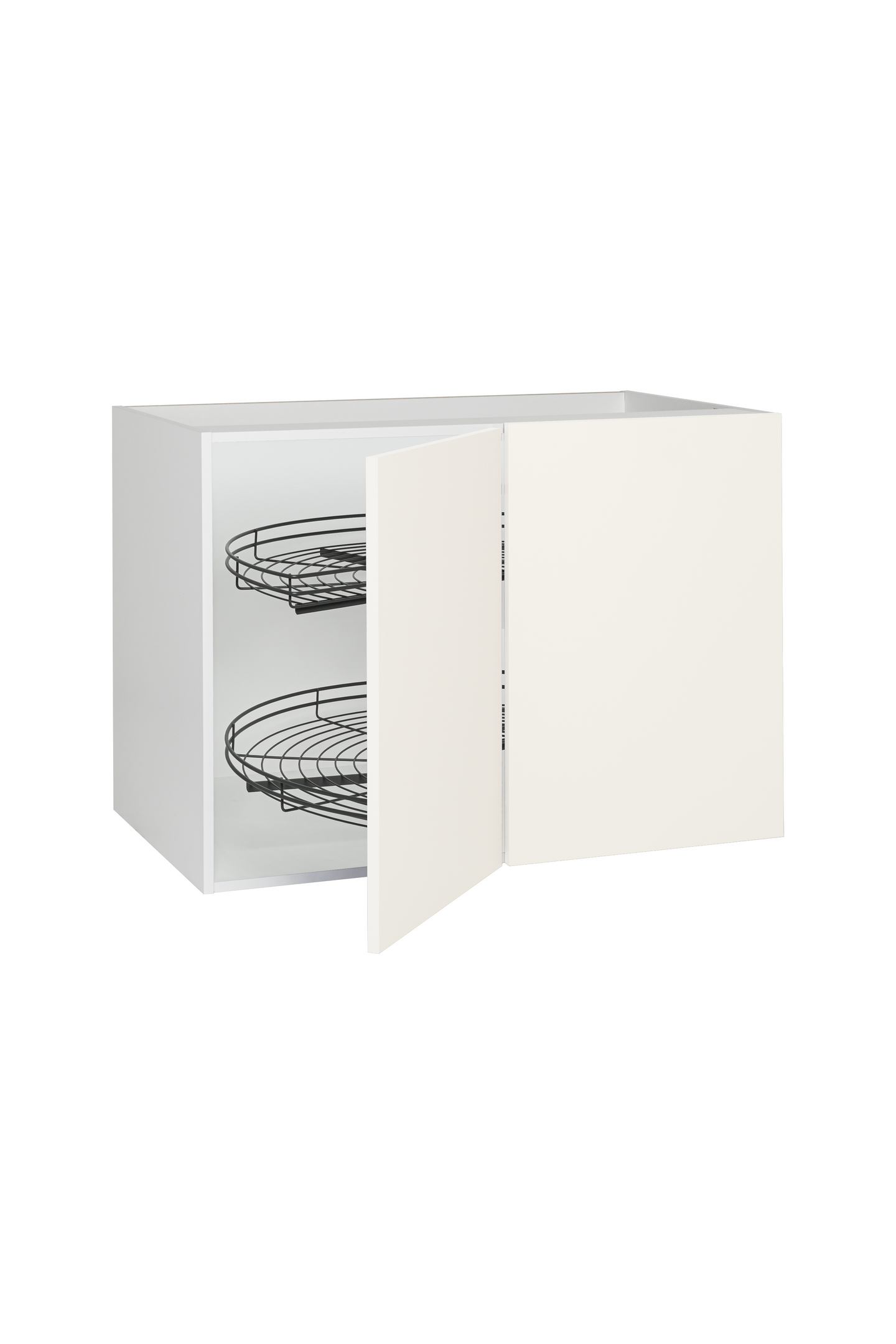 Piilokulmakaappi Cello Keittiö 100cm lankakarusellilla ja oikeakätisellä ovella