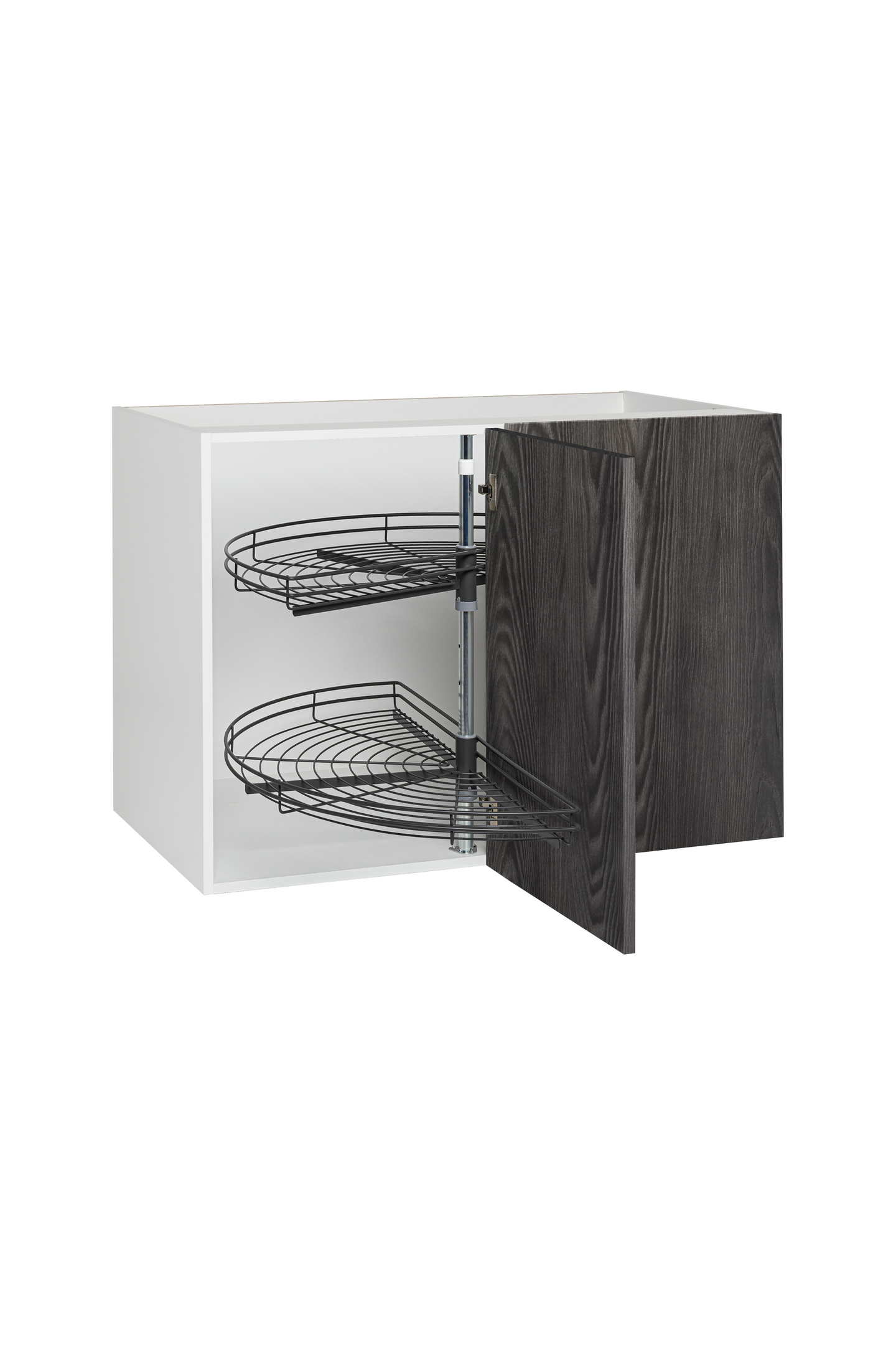 Piilokulmakaappi Cello Keittiö 100cm lankakarusellilla ja oikeakätisellä ovella