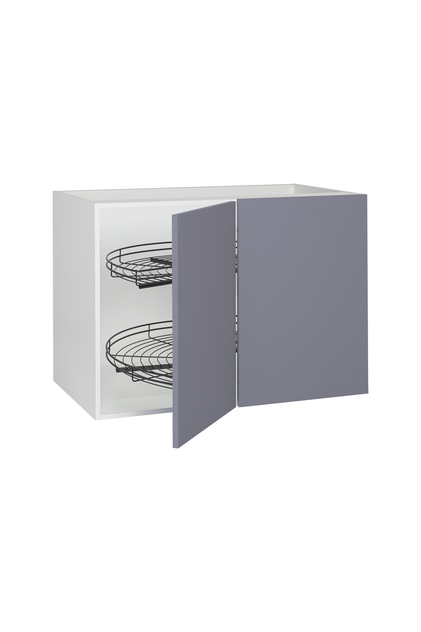 Piilokulmakaappi Cello Keittiö 100cm lankakarusellilla ja oikeakätisellä ovella