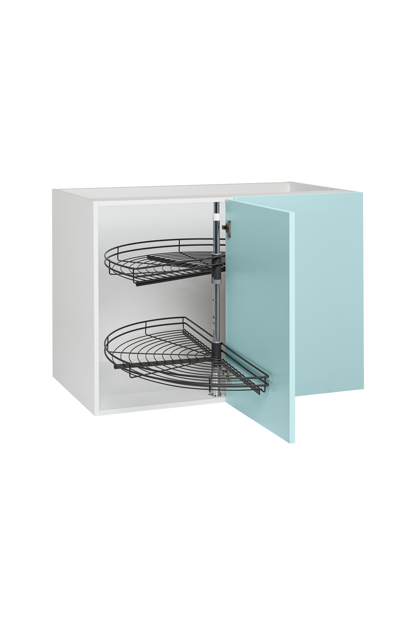 Piilokulmakaappi Cello Keittiö 100cm lankakarusellilla ja oikeakätisellä ovella