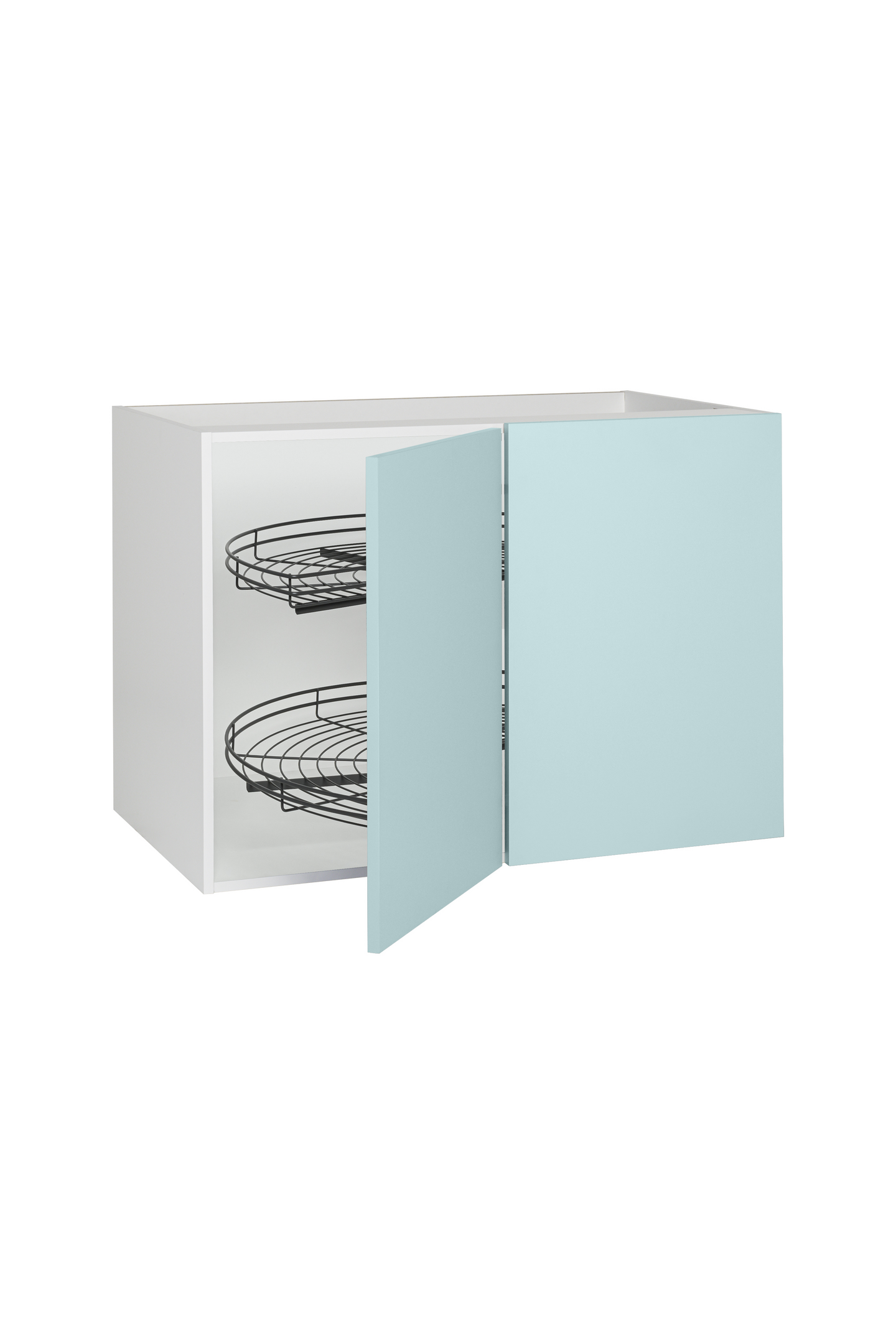 Piilokulmakaappi Cello Keittiö 100cm lankakarusellilla ja oikeakätisellä ovella