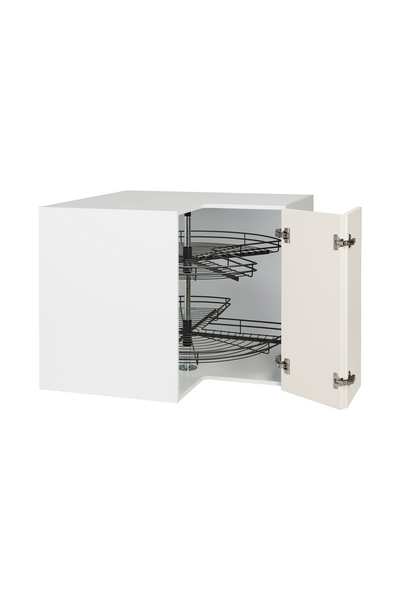 Alakulmakaappi Cello Keittiö 90x90cm lankakarusellilla