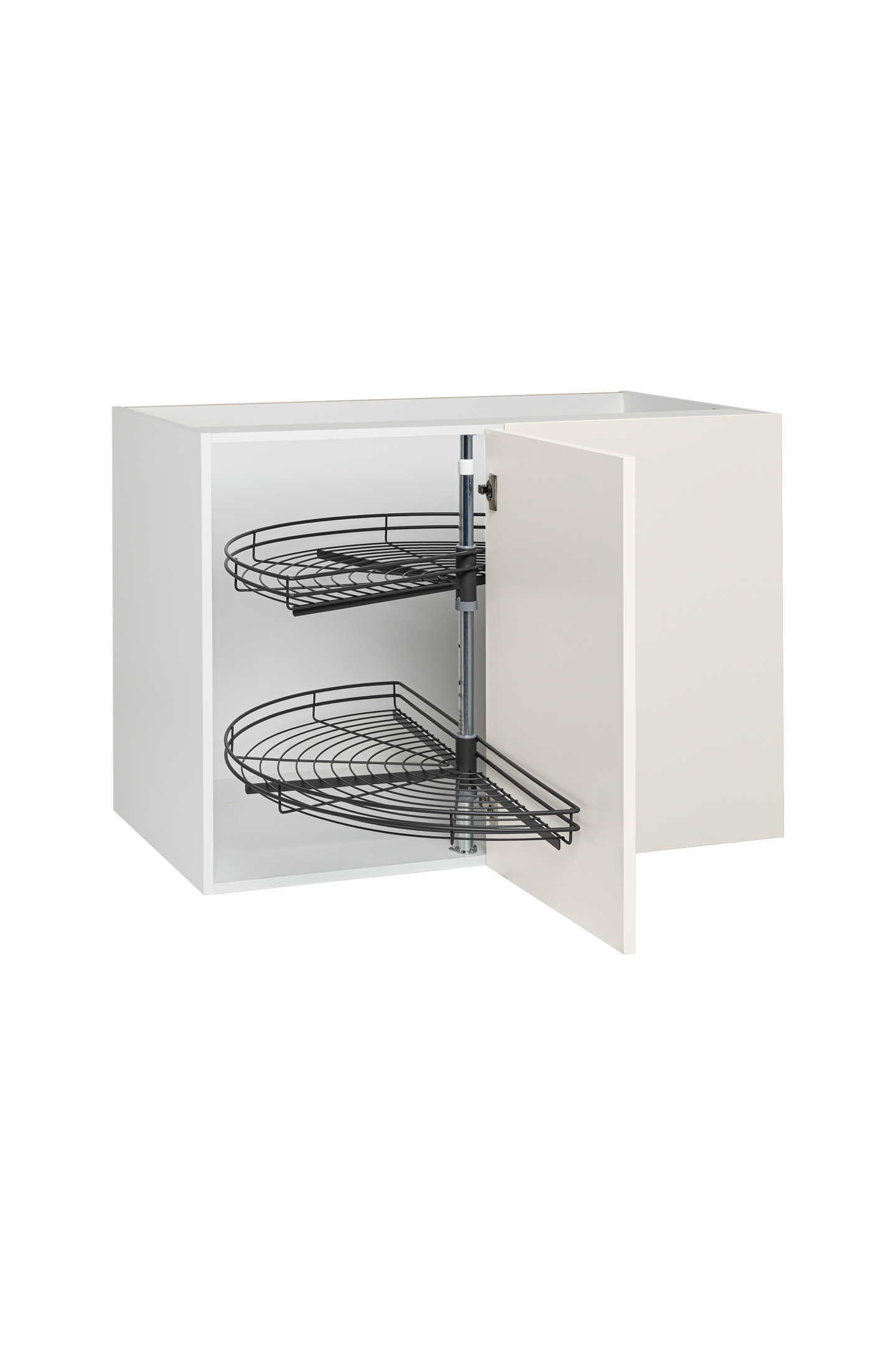 Piilokulmakaappi Cello Keittiö 100cm lankakarusellilla ja oikeakätisellä ovella