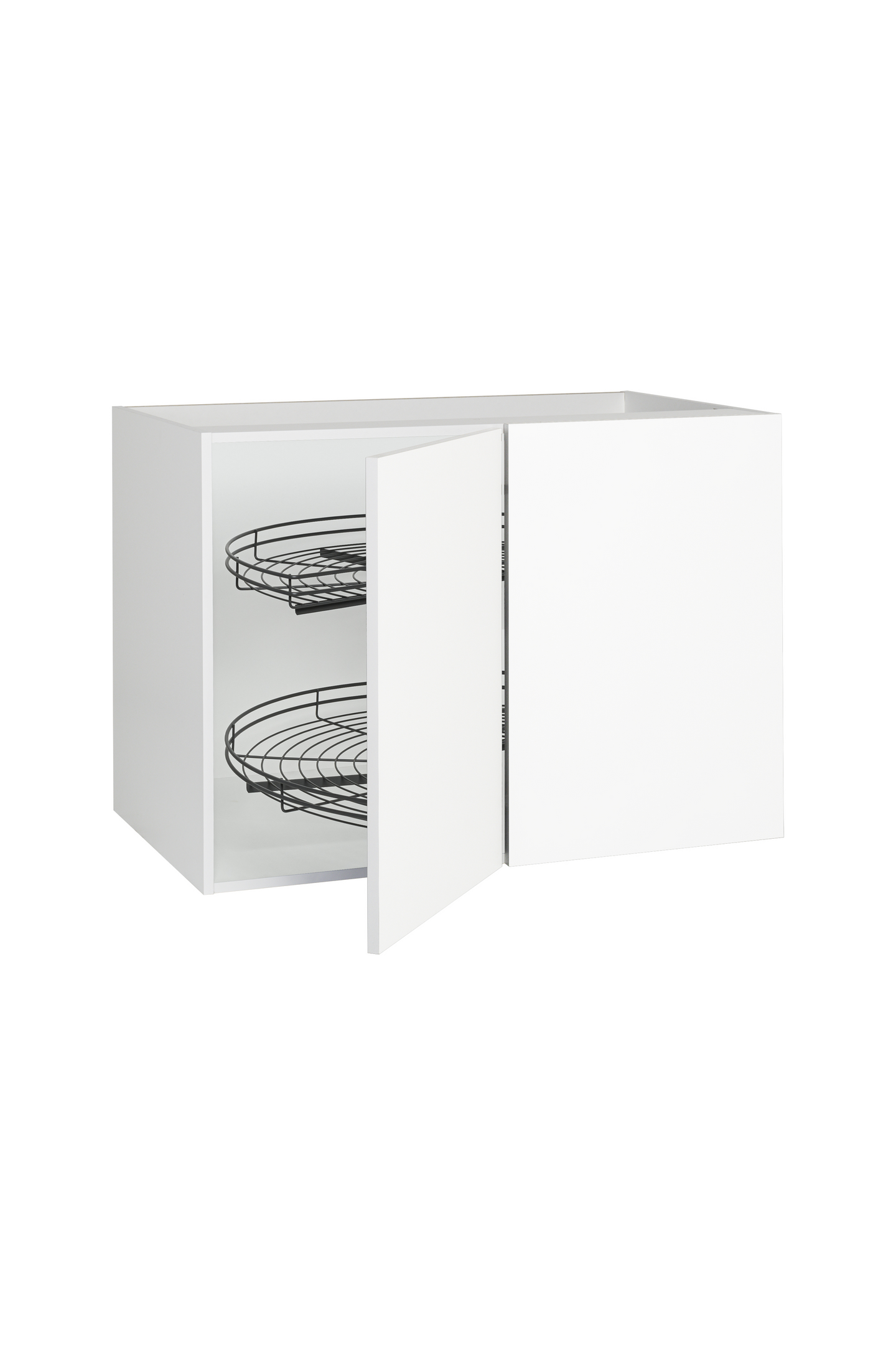 Piilokulmakaappi Cello Keittiö 100cm lankakarusellilla ja oikeakätisellä ovella