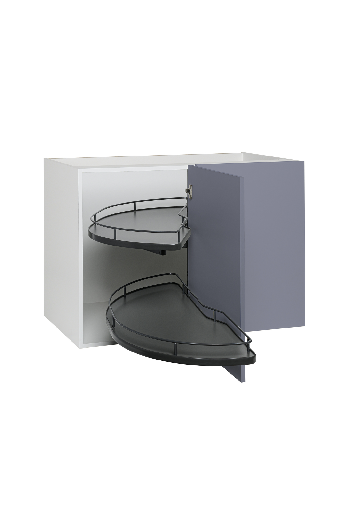 Piilokulmakaappi Cello Keittiö 100cm levykarusellilla ja oikeakätisellä ovella
