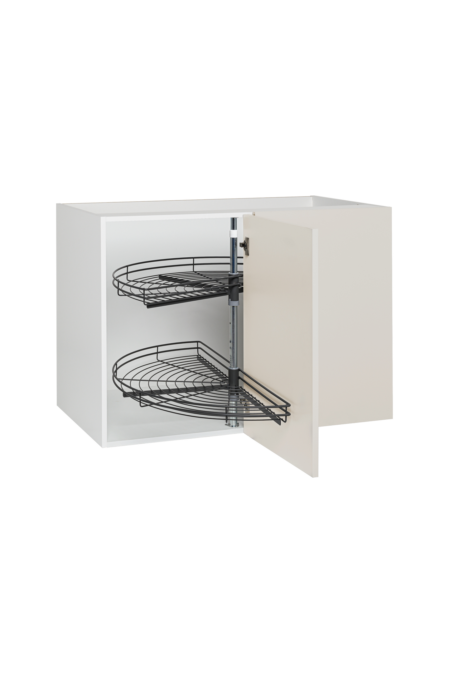 Piilokulmakaappi Cello Keittiö 100cm lankakarusellilla ja oikeakätisellä ovella