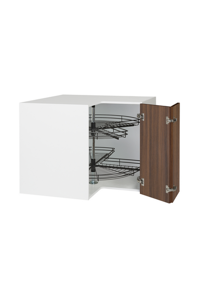 Alakulmakaappi Cello Keittiö 90x90cm lankakarusellilla