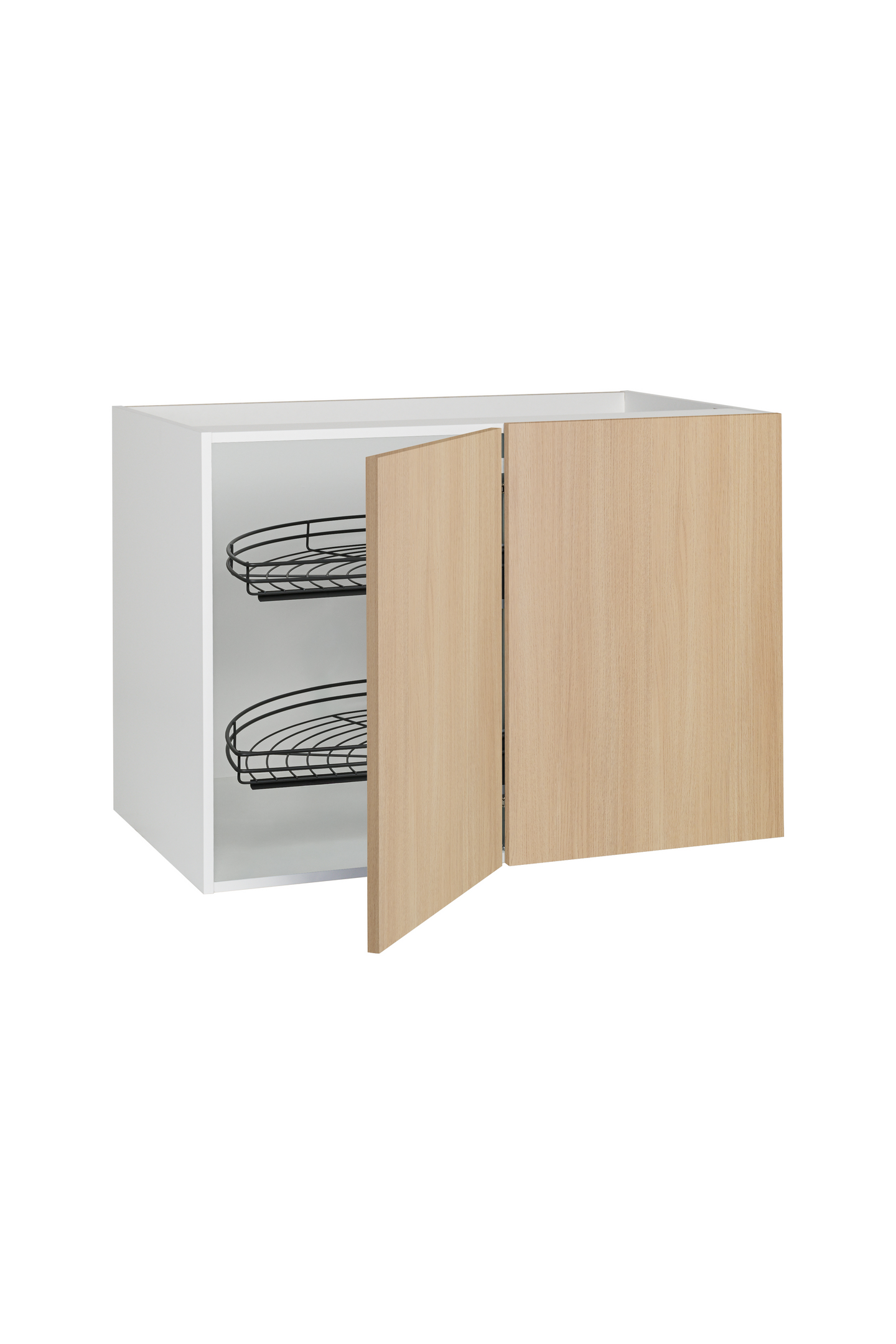 Piilokulmakaappi Cello Keittiö 100cm lankakarusellilla ja oikeakätisellä ovella