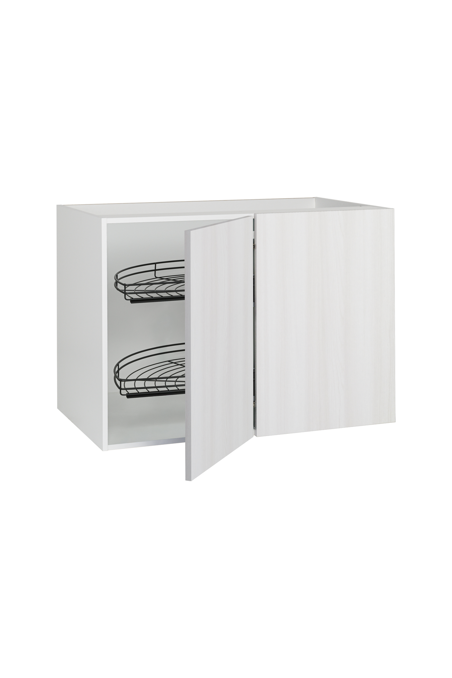 Piilokulmakaappi Cello Keittiö 100cm lankakarusellilla ja oikeakätisellä ovella