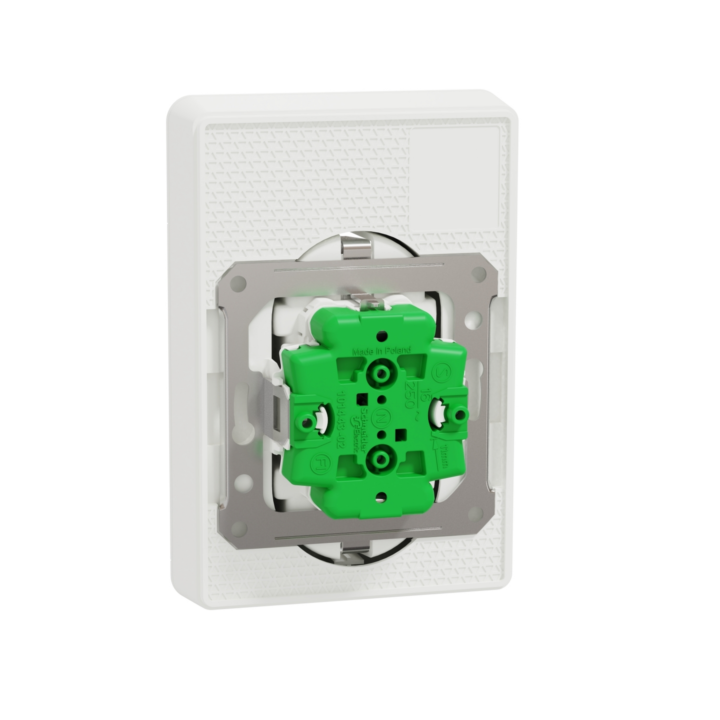 VÄGGUTTAG SCHNEIDER ELECTRIC EXXACT 2-V USB 3A TY, VIT