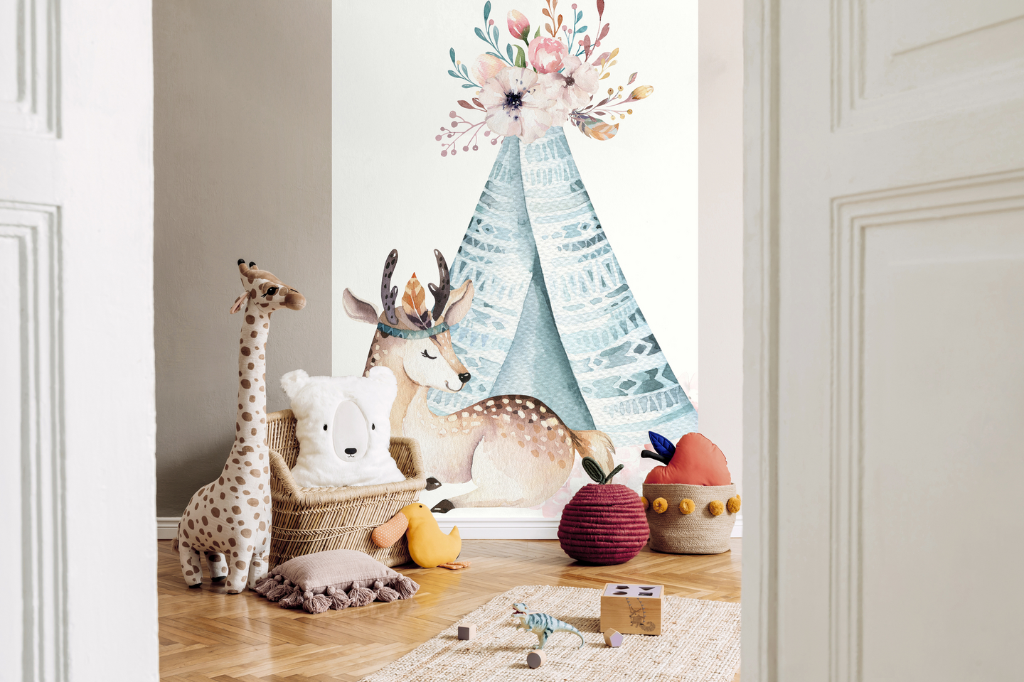 Kuvatapetti Rasch Kids World II 367911 2,80x1,59m kuitu