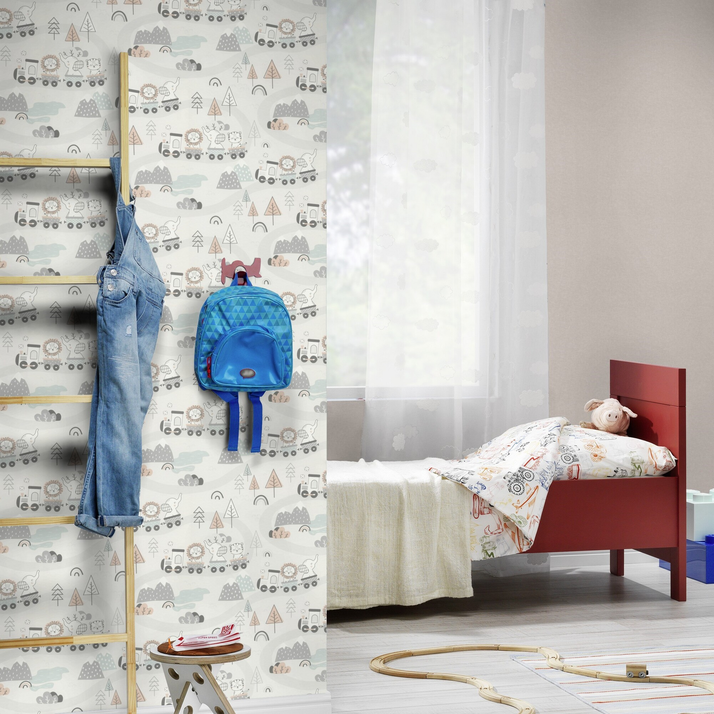 Kuitutapetti Rasch Kids World II 302332 10,05m