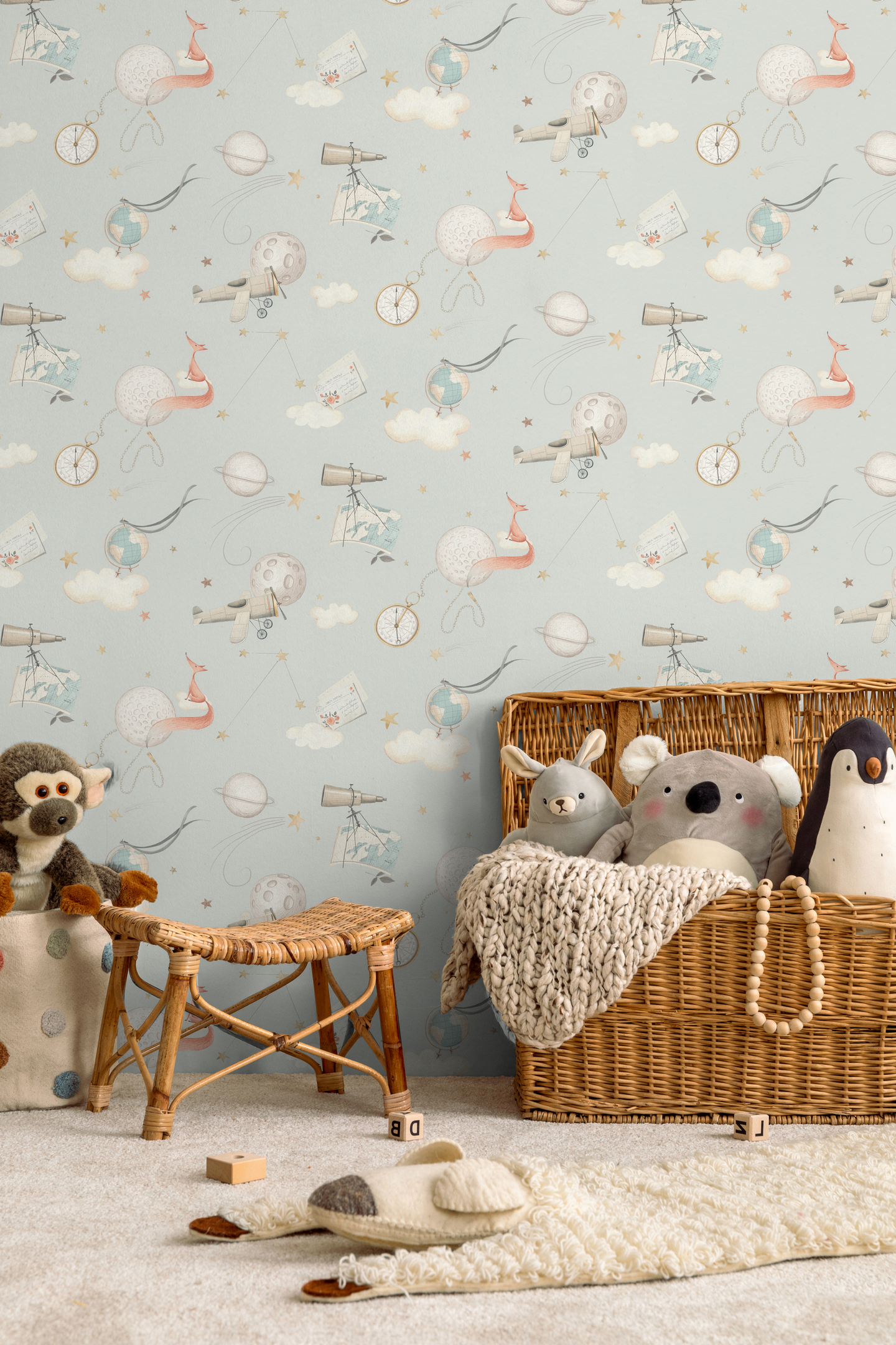 Kuitutapetti Rasch Kids World II 302226 10,05m