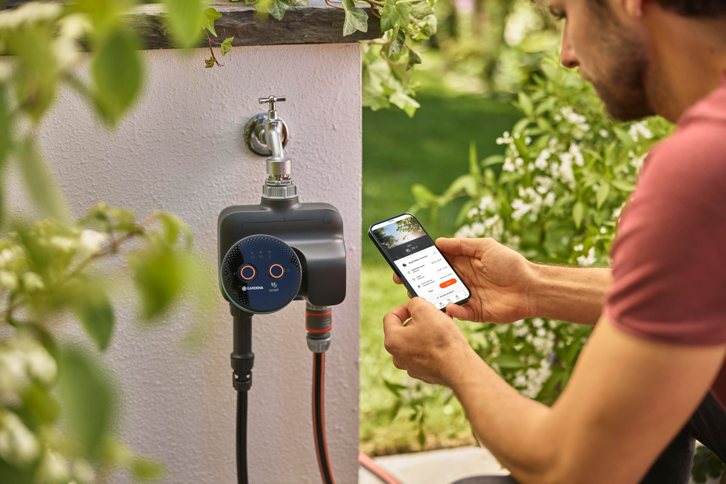 Kastelunohjain GARDENA smart dual Water Control 19044
