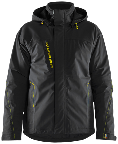 FUNKTIONSJACKA BLÅKLÄDER 4484 1917 LÄTT, FODRAD STRETCH SVART/VGUL XL