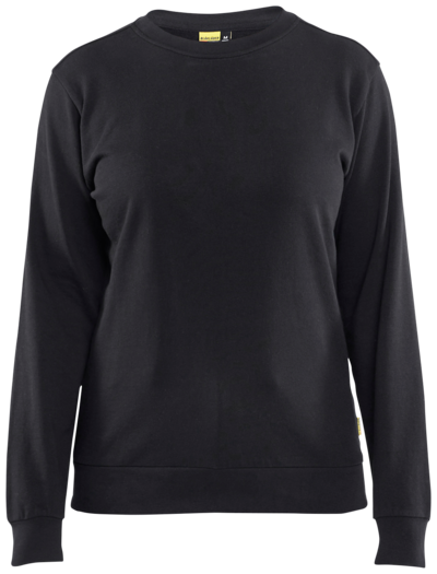 SWEATSHIRT BLÅKLÄDER 3405 1158 SVART S, DAM