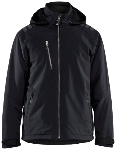 VINTERJACKA BLÅKLÄDER 47502513 SOFTSHELL, LÄTTFODRAD SVART/SVART XL