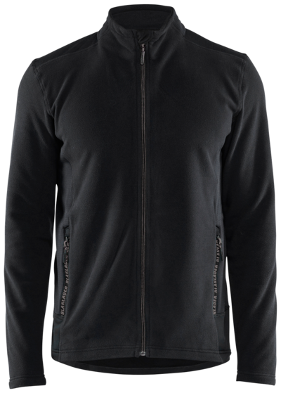 MICROFLEECEJACKA BLÅKLÄDER 4765 S/MG 4XL, 1010 SVART/MELLANGRÅ