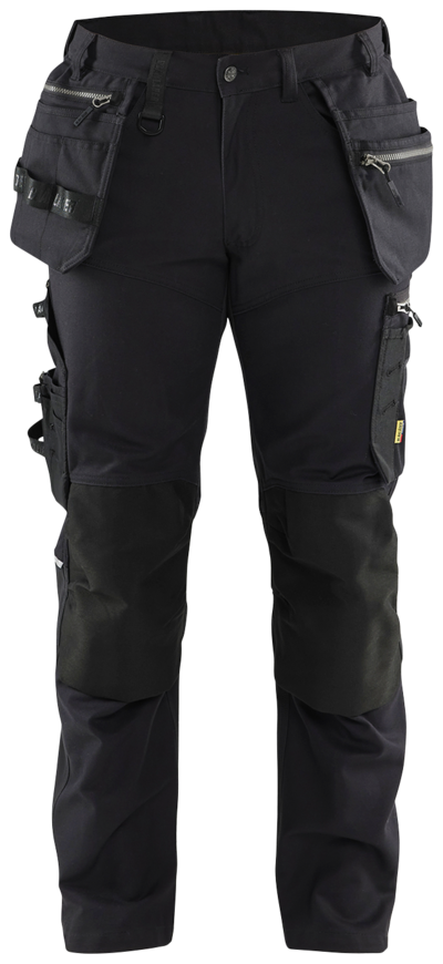 HANTVERKSBYXA BLÅKLÄDER 1790 1370, STRETCH SVART/SVART C52