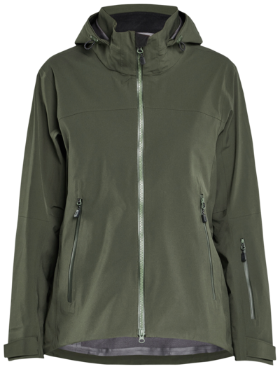 SKALJACKA BLÅKLÄDER STRETCH DAM, SKOGSGRÖN S