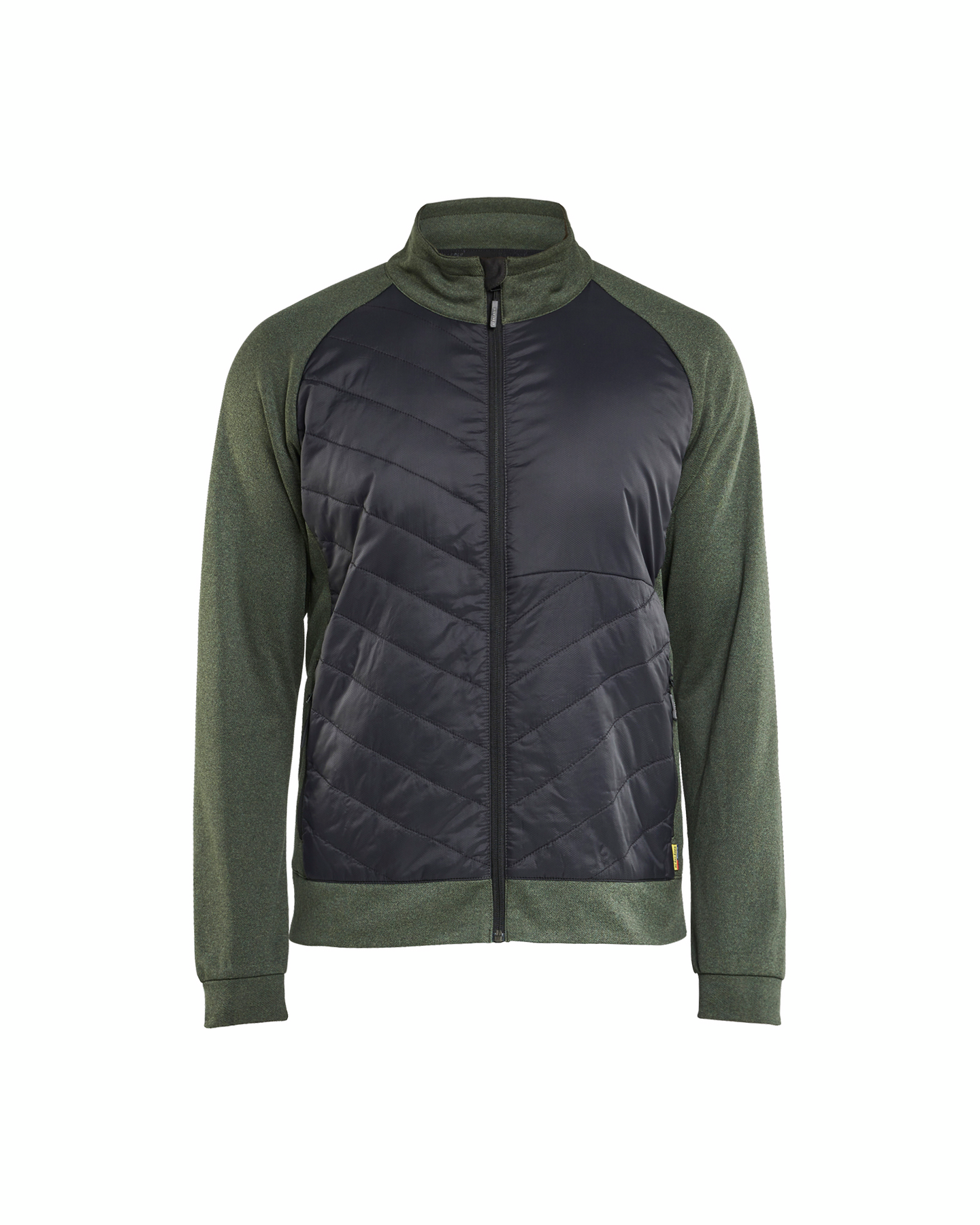 HYBRIDTRÖJA HÖSTGRÖN/SVART L