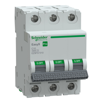 Johdonsuojakatkaisija Schneider Electric Easy9 MCB 3c10 6kA